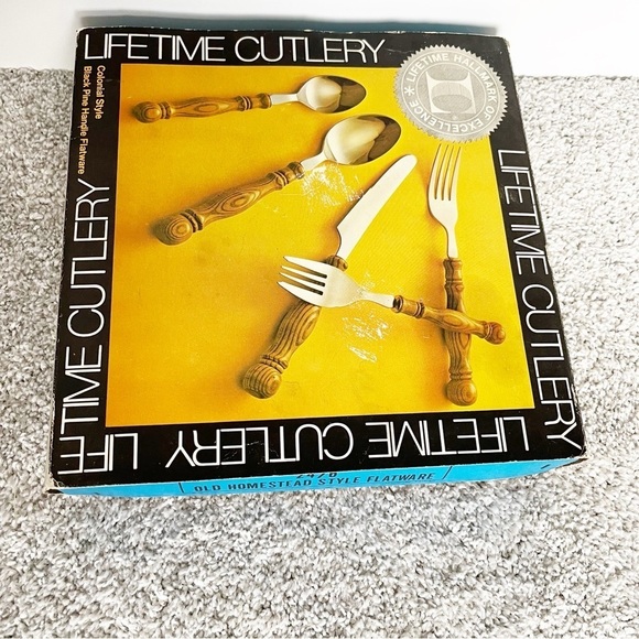 Lifetime Cutlery Old Homestead Colonial Style Silverware Set - Picture 1 of 7